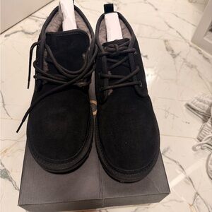 UGG Black Suede Chukka Boots for Men